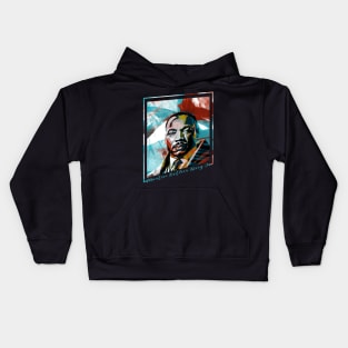 MLK-Abstract Expressionist Portraits Kids Hoodie